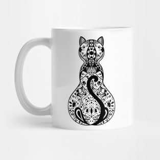 Cat mandala art Mug